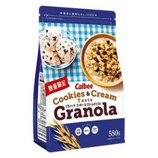 Calbee 卡樂比 格蘭諾拉麥片餅乾&奶油風味, 1個, 550g