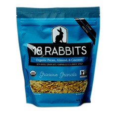 18RABBITS 核桃杏仁穀物麥片, 1包, 340g
