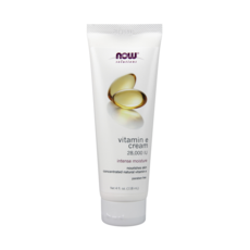 NOW Foods 維他命E保濕霜 28000IU, 1條, 118ml