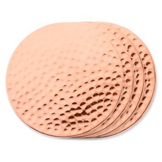 TWINE 壓紋杯墊, 4件, 銅