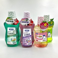 刷樂 成人漱口水(全效護理/專業護理)500mlx2罐 / 兒童含氟漱口水(草莓/青蘋果)500ml, 500ml