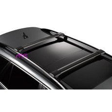 WHISPBAR RAIL BAR 黑色縱桿車頂架, 1組