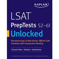 LSAT Preptests 52-61 Unlocked: Exclusive Data + Analysis + Explanations 平裝版, Kaplan Publishing, 英文