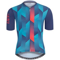BAISKY百士奇 自行車男款空力短車衣 山菱藍 時尚透氣排汗 專業騎行服