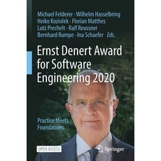 (英文圖書) Ernst Denert Award for Software Engineering 2020: Practice Meets Foundations 平裝版, Springer, 英文