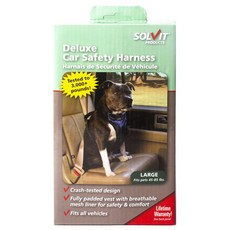 Petmate 豪華汽車安全帶狗安全帶黑色, 1個