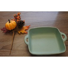 職人若林健吾 手作益子燒雙耳缽 淺綠