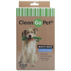 Clean Go Pet 排便袋 薰衣草色 35.6 x 15.2cm, 1盒, 250枚