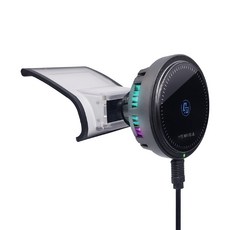 HEMIGA 2017-2023 Panamera 專用手機架，保時捷手機支架，車用導航手機座, 底座+HW770磁吸無線充