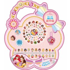 傑晽國際商行 京甫 冰雪奇緣漂亮美甲組系列，兒童美甲貼紙玩具，安全無毒材質，培養美感與創意, 1個