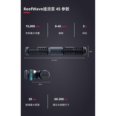 紅海 Red Sea Wi-Fi 智能造浪 ReefWave 25/45 紅海套缸 造流馬達, 4-25W
