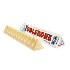 TOBLERONE 三角白巧克力, 20個, 100g