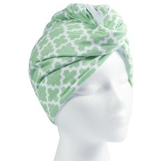 DESIGN IMPORTS 乾髮帽組 28*10.5*1cm, 3片, 綠