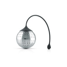 AdHoc 不鏽鋼茶葉香料浸泡器 7.6cm GK01US, 黑色, 1個