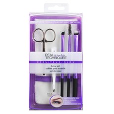 Real Techniques Brow Set 6 件, 混色, 眉剪 + 斜角鑷子 + 眉刷 + 眉線軸 + 眉刷 + 盒, 1個