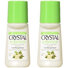 CRYSTAL 滾珠式礦物除臭劑 茉莉花香, 2個, 66ml