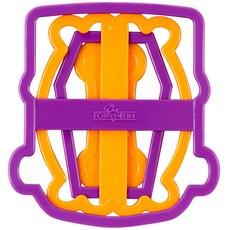 Fox Run 套疊式聖誕節餅乾模具 科學怪人 4件組, 1個, 橘色, 紫色