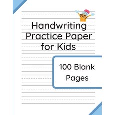(英文圖書) Handwriting Practice Paper for Kids: 100 Blank Pages of Kindergarten Writing Paper with Wide ... 平裝版, Jungle Publishing, 英文