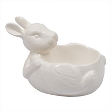 DESIGN IMPORTS 兔造型碗, 1個, 白色的