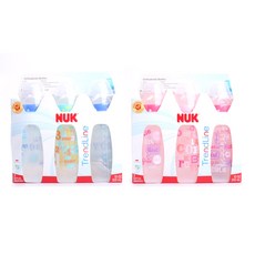 NUK Treanline奶瓶 300ml 3入, 隨機出貨, 0個月以上
