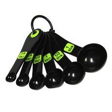 CHEF CRAFT 量勺6件套黑色+綠色, 1個