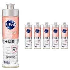 Kao 花王 Cucute 珂珂透 Natural Days+超濃縮洗碗凝露 草本花香, 6個, 220ml