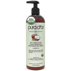 pura d'or 專業保濕椰子油, 1瓶, 473ml