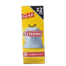 GLAD 佳能 Tall Kitchen Bag 普通塑料袋 49.2L, 22件
