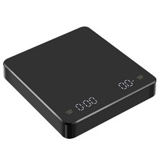 充電款計時咖啡秤 3kg (黑色), 1個, 單品