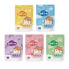 R&M 哈姆小宠 倉鼠沐浴沙 (檸檬/玫瑰/蘋果/薰衣草/原味) 500g｜倉鼠沙 倉鼠沙子 倉鼠廁所砂 小動物浴砂, 1kg, 1個