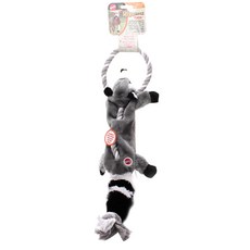 Ethical Products inc Skinny Tug 小狗牙線玩具 58.42cm, 1個, 浣熊