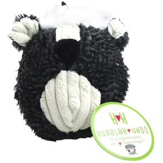 HuggLeHouNDs Skewushi 臭鼬球狗玩具, 1個, 白+黑