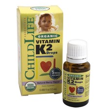 CHILDLIFE 孩童用維他命K2滴劑 莓果口味, 12ml, 1瓶
