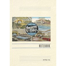 (英文圖書) Vintage Lined Notebook Greetings from Atlantic City New Jersey 平裝版, Found Image Press, 英文