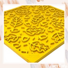 美國 SodaPup 舔食墊 慢食墊 秋葉造型 寵物慢食碗 寵物互動玩具 安全無毒, 紅色、紫色、粉紅色、藍色、黃色