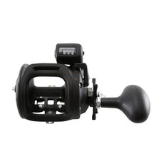 Okuma Magda Star Drag Levelwind 線計數器旋轉捲軸尺寸 30, 黑色
