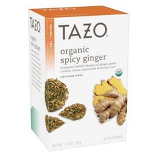 TAZO 無咖啡因綜合草本老薑茶, 20個, 1.9g