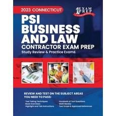 (英文圖書) 2023 Connecticut PSI Business and Law Contractor Exam Prep: 2023 Study Review & Practice Exams 平裝版, Independently Published, 英文