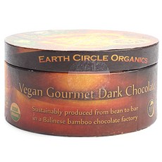 EARTH CIRCLE ORGANICS 純素美食黑巧克力, 1罐, 250g