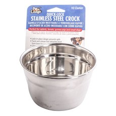 petlodge Quick-Lock Pet 不銹鋼鱷魚紋 295.7ml, 1個, 不銹鋼