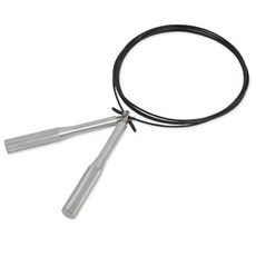 ProSource 鋁製速度跳繩跳繩, 黑色的