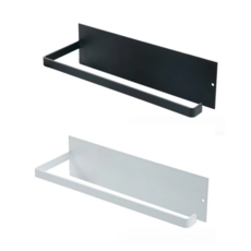 免釘紙巾架 橫豎兩用, 白(黏貼式)