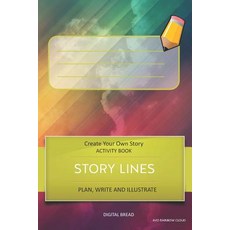 (英文圖書)Story Lines - Create Your Own Story Activity Book Plan Write and Illustrate: Un... 平裝版, Independently Published, 英文