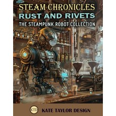 (英文圖書) Rust and Rivets: The Steampunk Robot Collection: An Artistic Journey through Victorian Inspir... 平裝版, Independently Published, 英文
