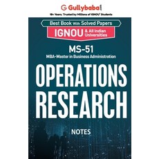 (英文圖書) MS-51 Operations Research 平裝版, Gullybaba Publishing House ..., 英文