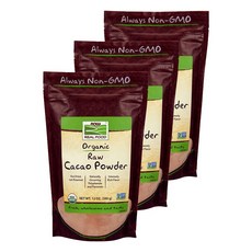 Now Real Food 生可可粉, 340g, 1包, 3包