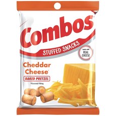 Combos Bake Snacks 椒鹽捲餅 切達奶酪, 1個, 178.6克