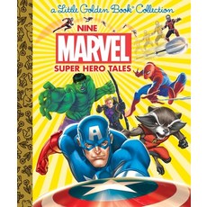 (英文圖書)Nine Marvel Super Hero Tales (Marvel) 精裝版, Golden Books, 英文