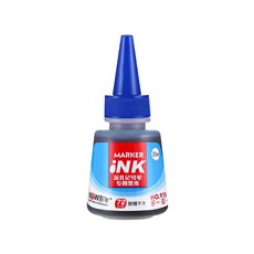 New新年 墨水補充液 3.2mm記號筆專用 油性墨水 工程筆 長頭記號筆, 藍色