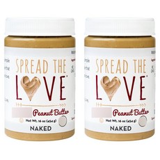 SPREAD THE LOVE 素食無麩質花生醬, 2罐, 454g